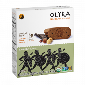 Olyra - 有機早餐餅乾 - 榛果角豆味